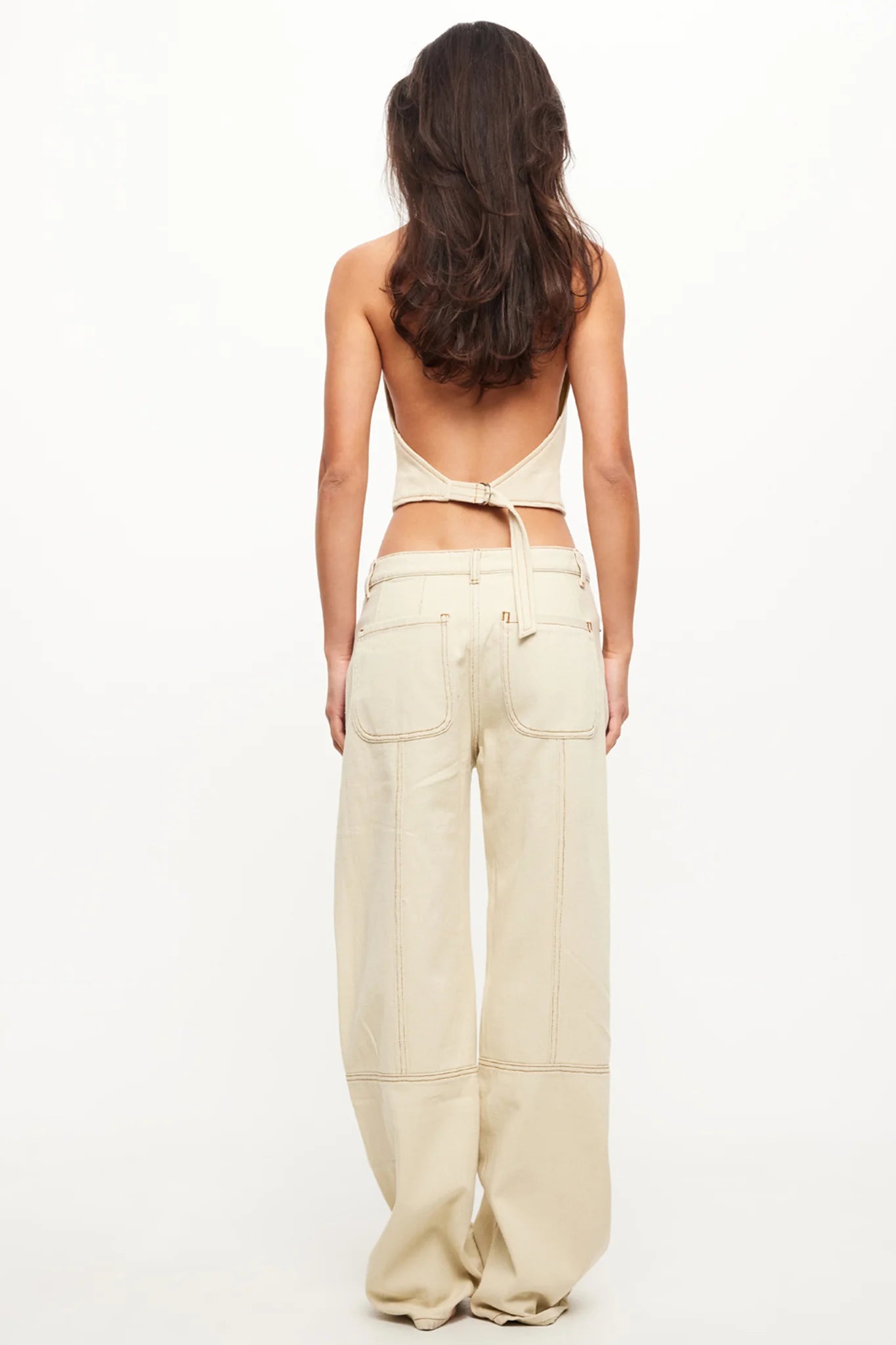 LIONESS Dawson Jeans Ecru