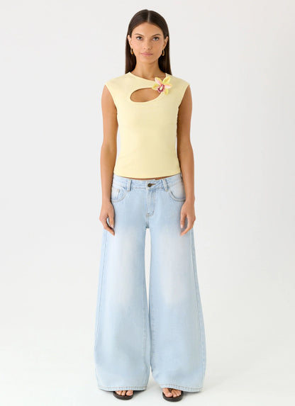Luxie Top - Yellow