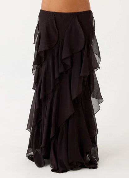 Silvanna Maxi Skirt - Chocolate