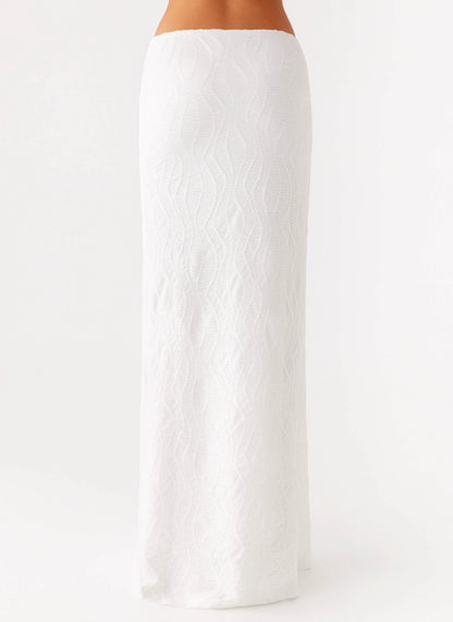 Briene Maxi Skirt - White