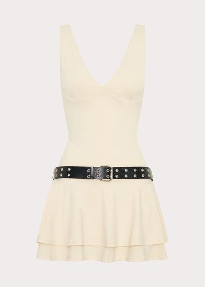 Gold Coast Mini Dress - Yellow