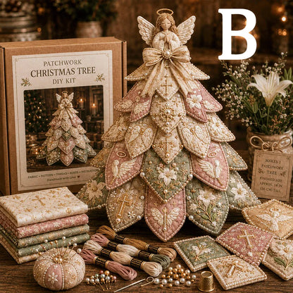 ✝️Religious-Themed Beaded & Quilted Christmas Tree DIY Kit