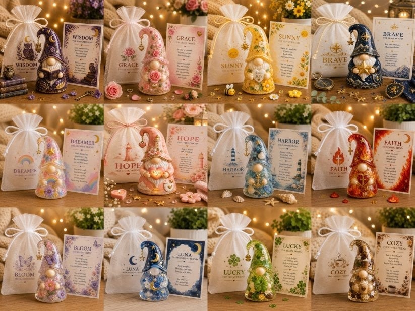 🎁🌟 Emotional Support Gnome Collection
