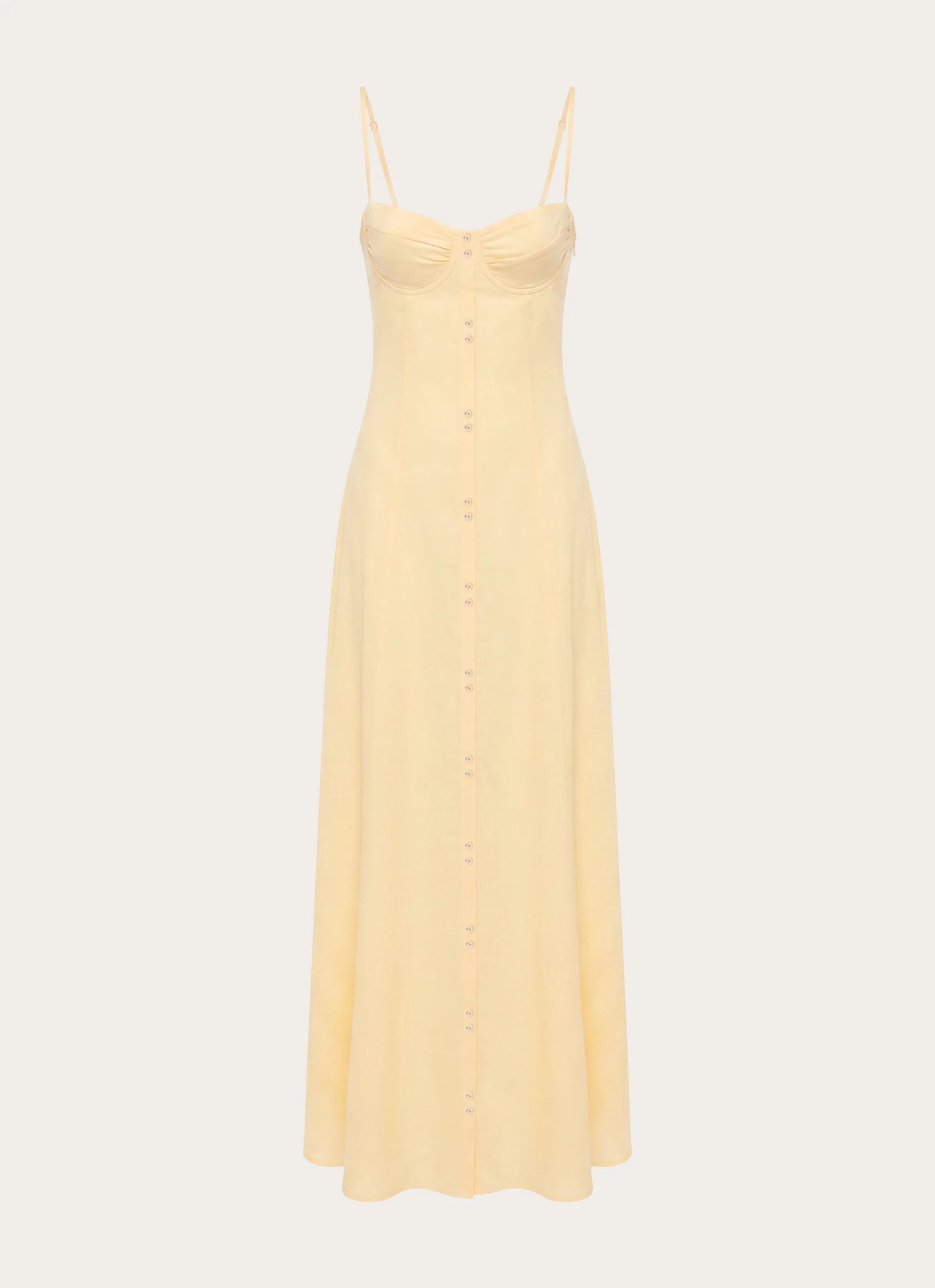 Samah Maxi Dress - Lemon