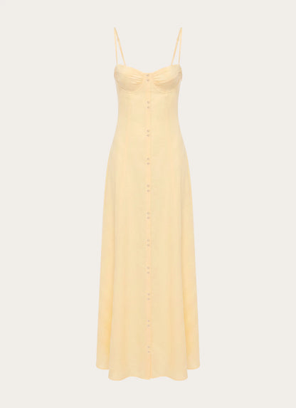 Samah Maxi Dress - Lemon