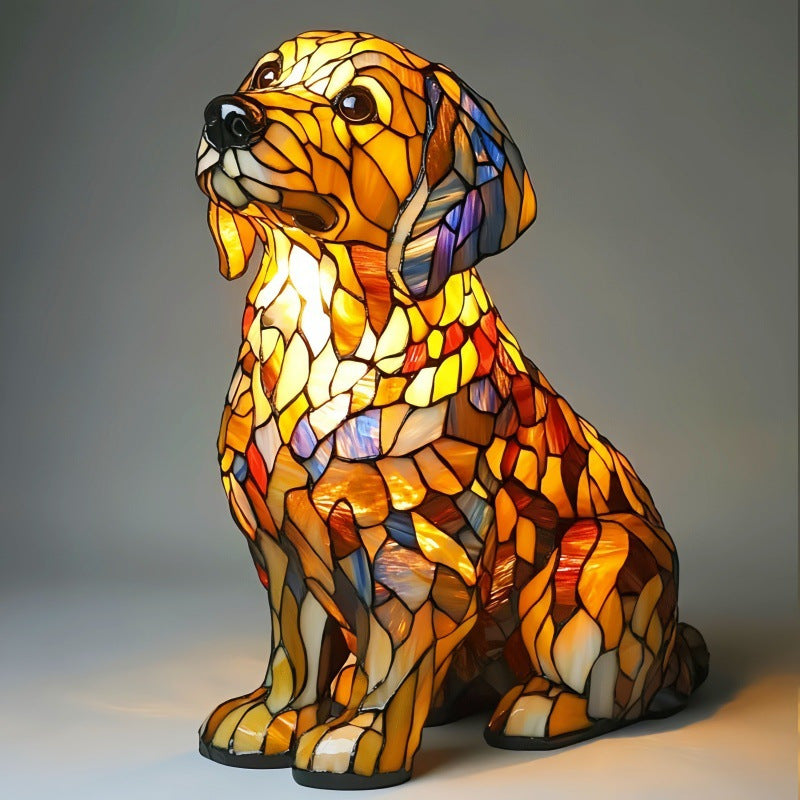 🔥Hot selling🐶magical colorful dog lamp art night lights