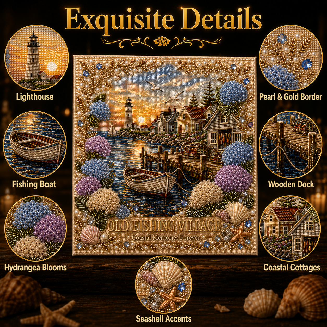 ✨ Pearl Art DIY Kit – American Memories Collection