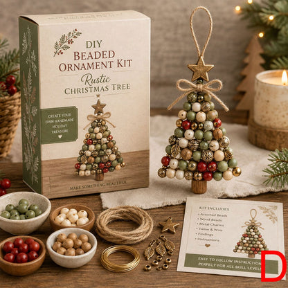 🌲DIY Christmas Tree Beaded Ornament Kit