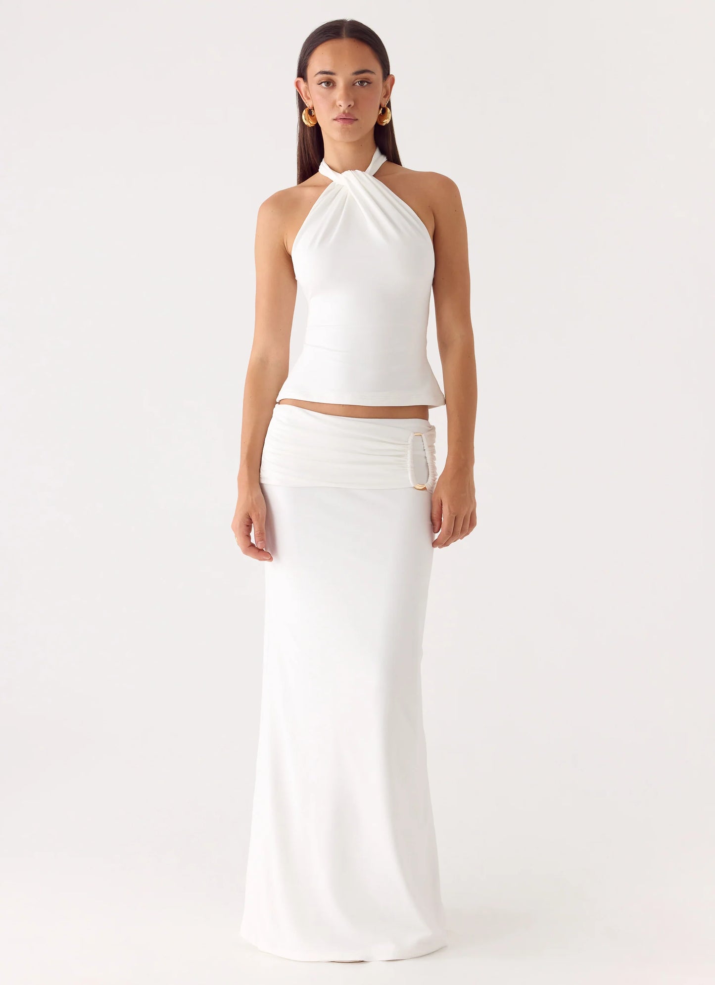 Rosanna Maxi Skirt - White