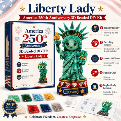 🔥LAST DAY 50% OFF - America 250th Anniversary 3D Beaded DIY Kit