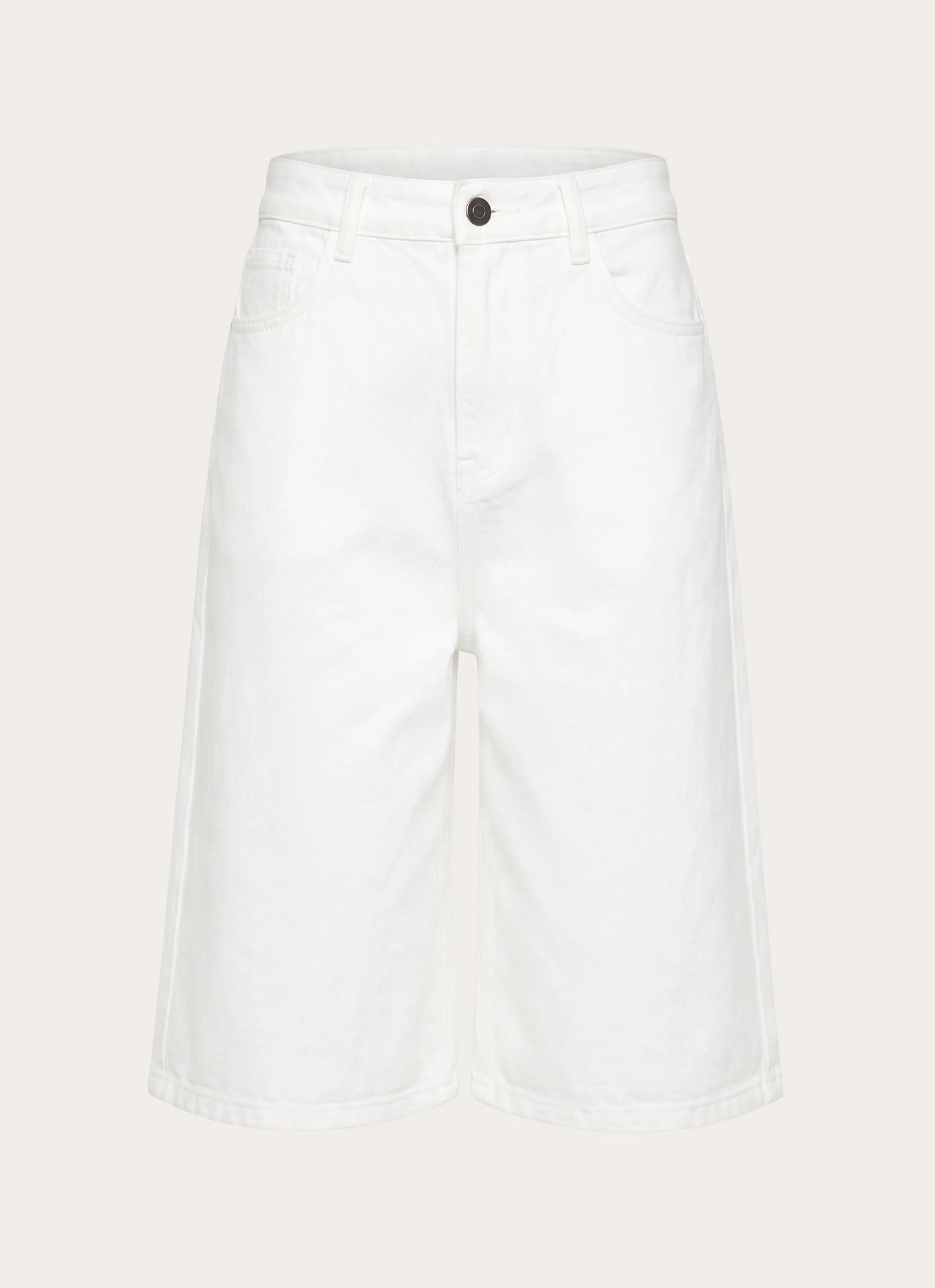 Orleans Denim Jorts - White