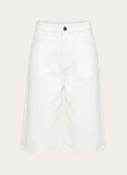 Orleans Denim Jorts - White