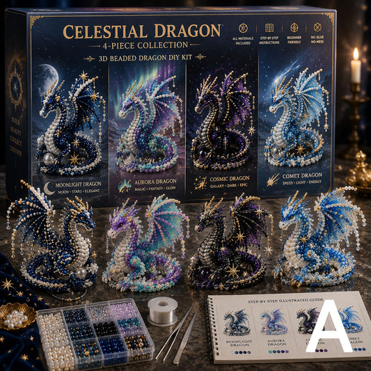 Legendary Guardians 4-Piece 3D Beaded DIY Kit Collection