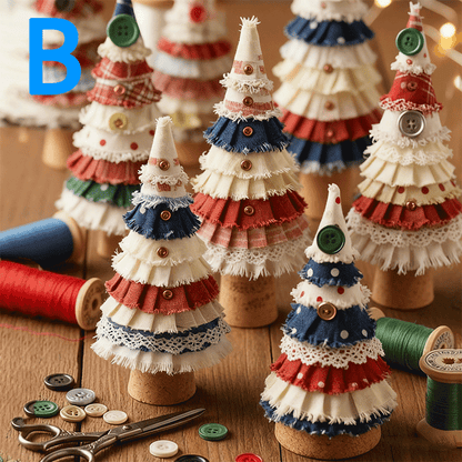 Patchwork Christmas Tree Decoration Kit