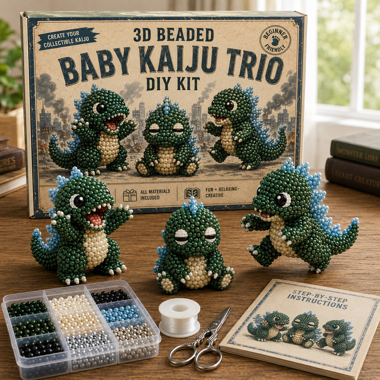 Monster King Baby 3D Beaded DIY Kit
