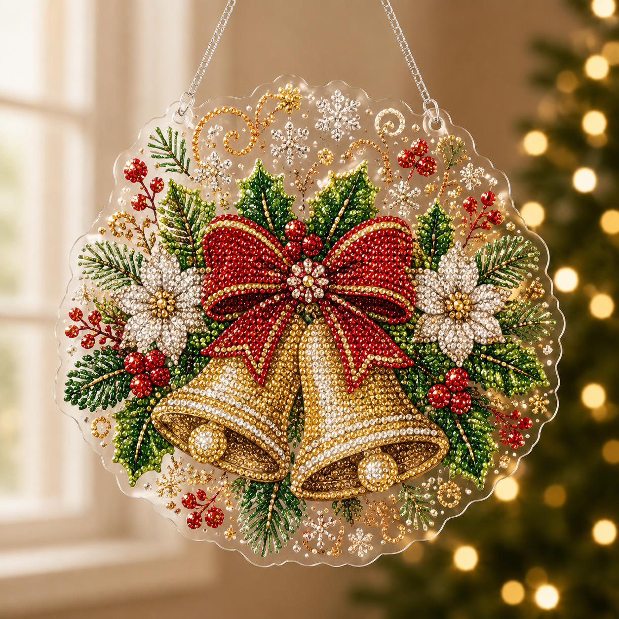 🎄Christmas Diamond Art Hanging Ornament Kit