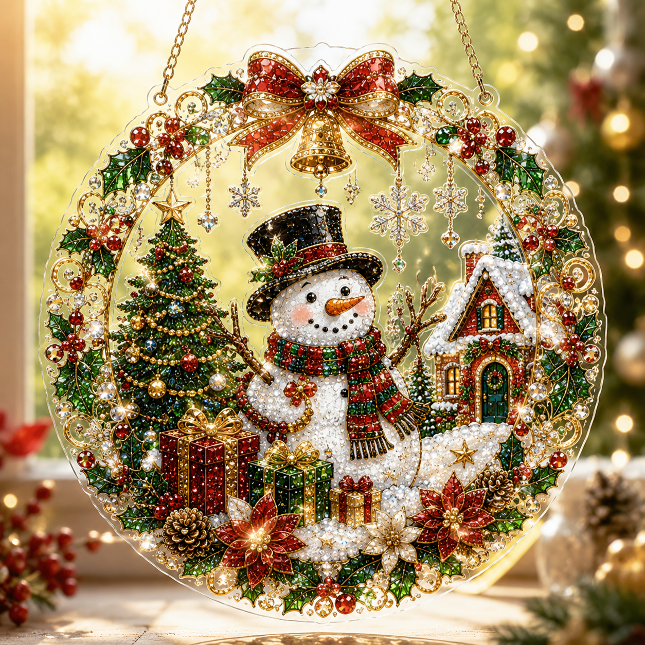 🎄Christmas Diamond Art Hanging Ornament Kit