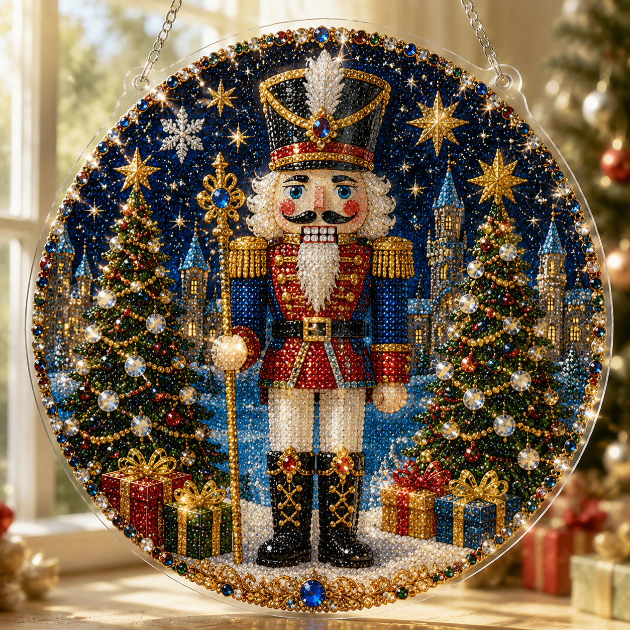🎄Christmas Diamond Art Hanging Ornament Kit
