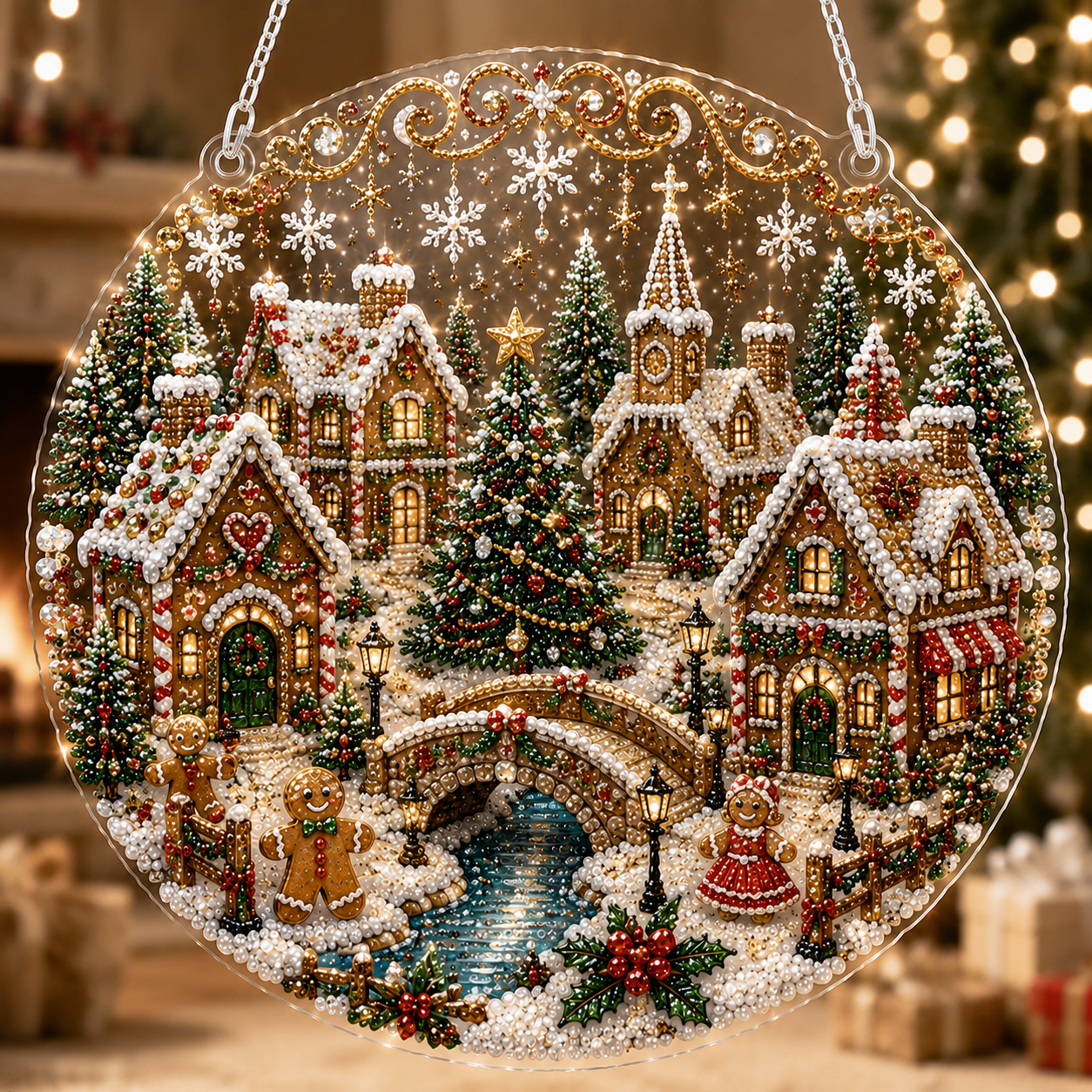 🎄Christmas Diamond Art Hanging Ornament Kit