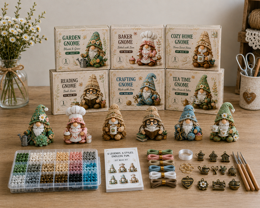 3D Rustic Farmhouse Gnome DIY Collection 🪴