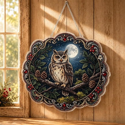 🐦Cardinals & Sunrise Diamond Art Hanging Ornament Kit