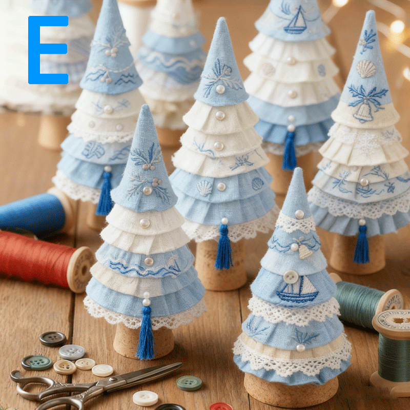 Patchwork Christmas Tree Decoration Kit