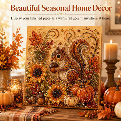 Autumn Pearl Painting Kit – Relaxing DIY Craft to Create Sparkling Fall Artwork