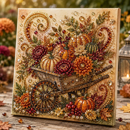 Autumn Pearl Painting Kit – Relaxing DIY Craft to Create Sparkling Fall Artwork