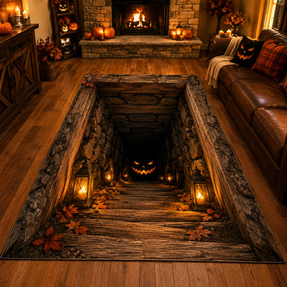 🎃🕯️Pumpkin Cellar Area Rug