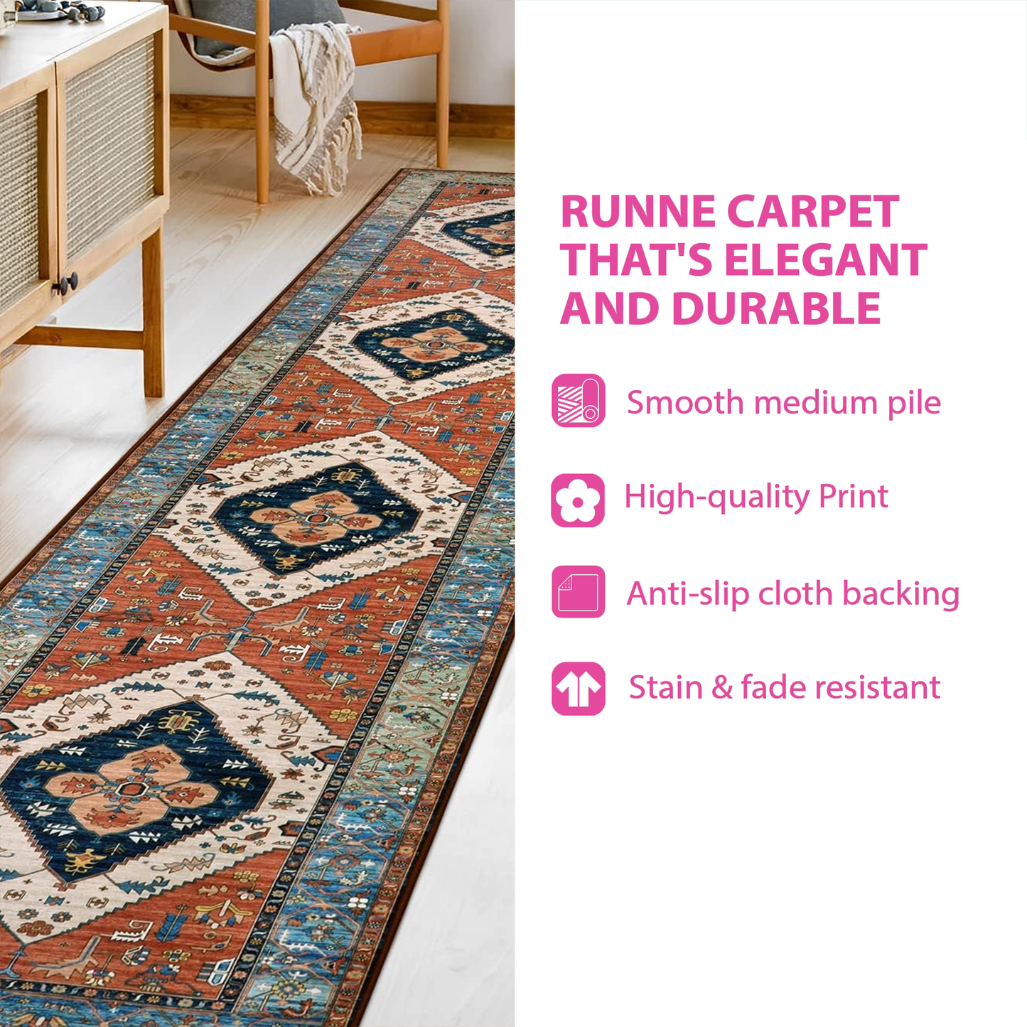 💀3D Skeleton Rift Runner Carpet