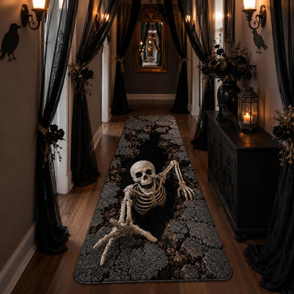 💀3D Skeleton Rift Runner Carpet