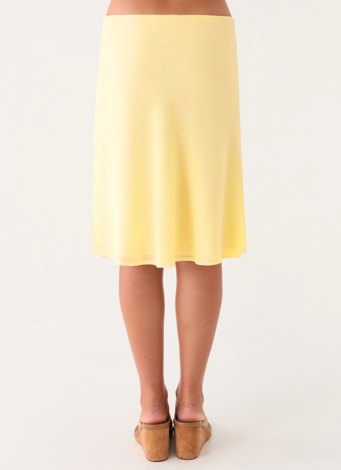 Fayloria Midi Skirt - Lemon