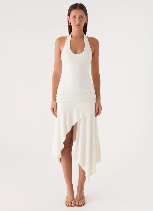 Alise Midi Dress - White