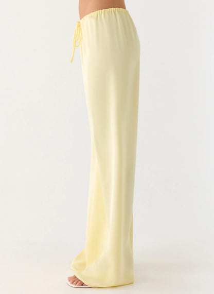 Deacon Low Rise Pants - Yellow