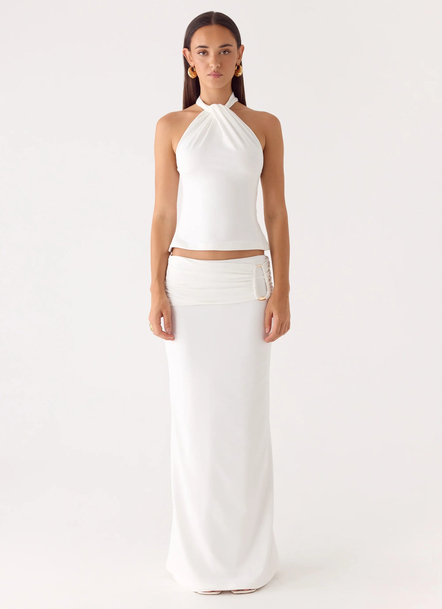 Rosanna Maxi Skirt - White