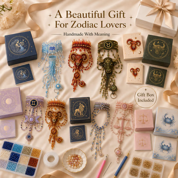 🔥 49% OFF – Zodiac DIY Beaded Hand Bracelet Kit – Create Your Celestial Wearable Art