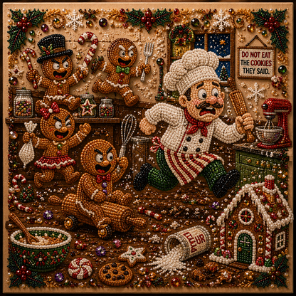 🎄 Absurd Christmas Moments Pearl Art Kit