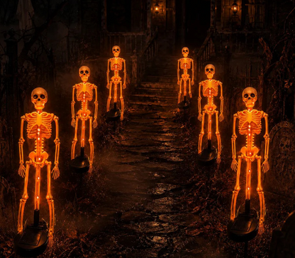 🎃💀Skeleton Solar Light Garden Stake