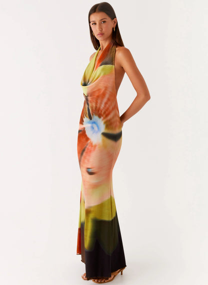 Raellia Maxi Dress - Moody Floral