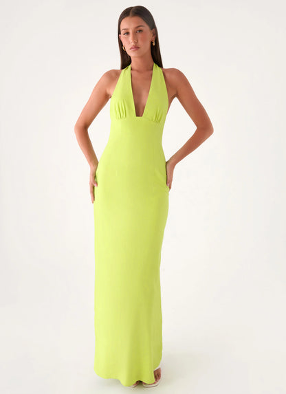Feyric Maxi Dress - Apple Green