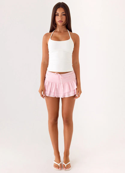 Aspyn Mini Skort - Pink