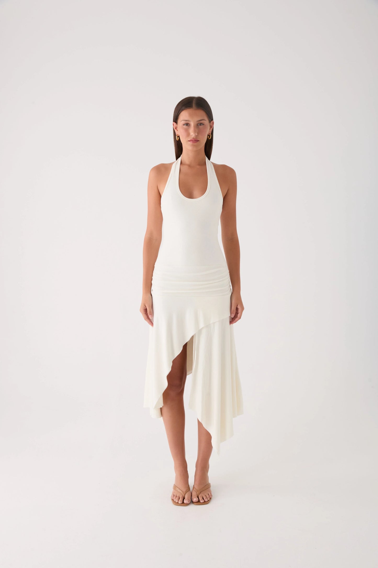 Alise Midi Dress - White
