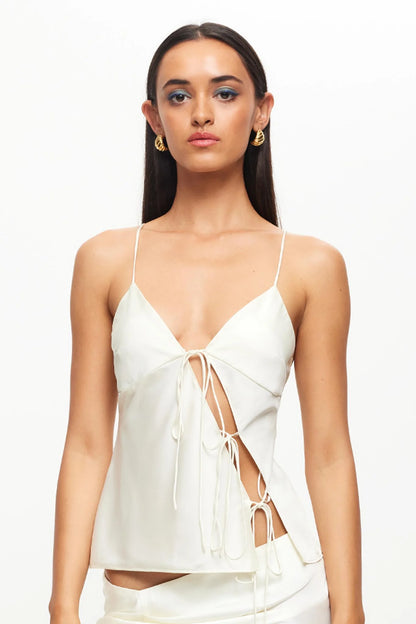 LIONESS Mariah Cami Top Cornsilk