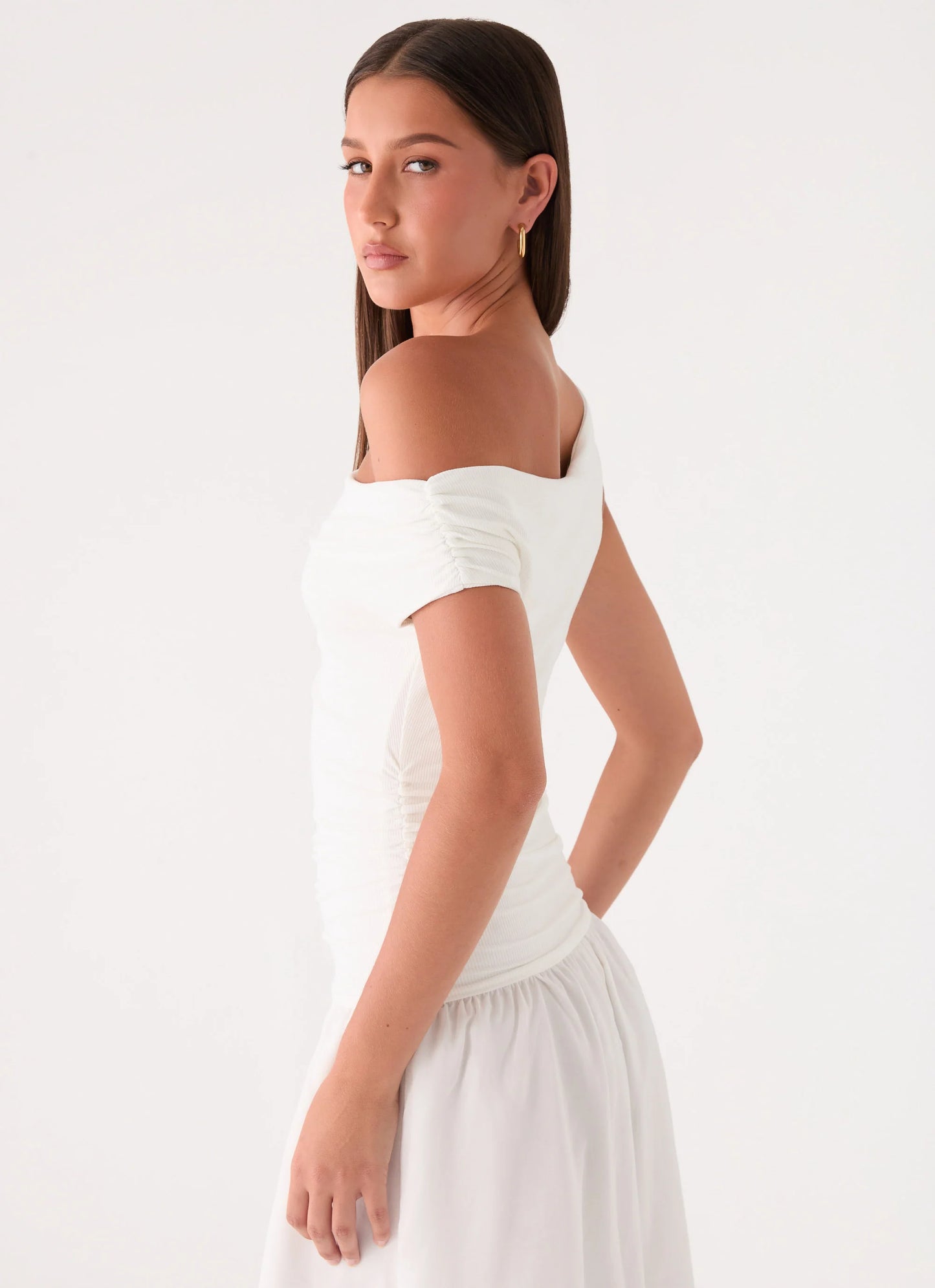 Liorae Maxi Dress - White
