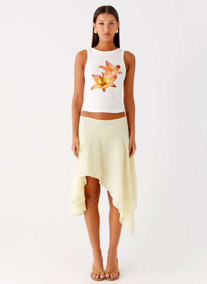 Carmela Tank Top - White