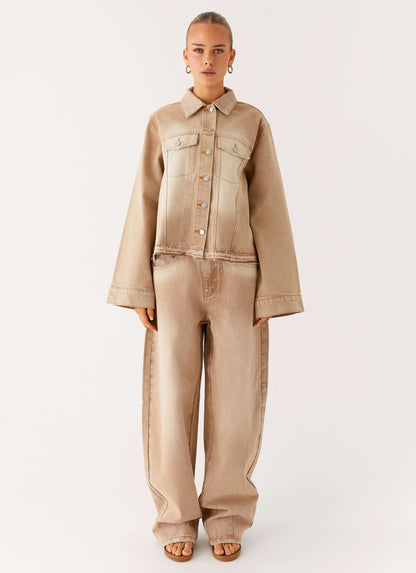 Khalil Denim Jacket - Tan
