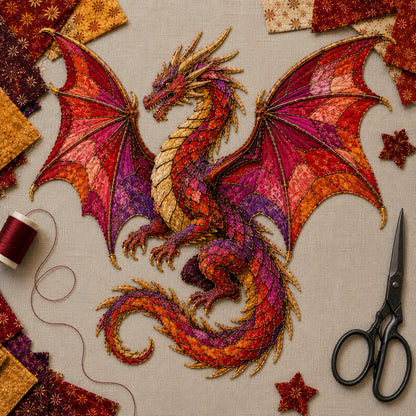 Legendary Creatures DIY Patchwork Art Kit
