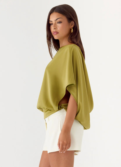 Serena Top - Fern Green