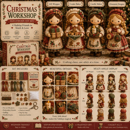 🎁🧵 Tiny Worlds Collection – Patchwork DIY Kit Series