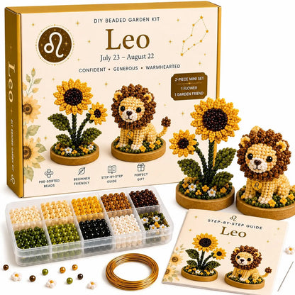 12 Zodiac Signs DIY Beaded Garden Craft Kit